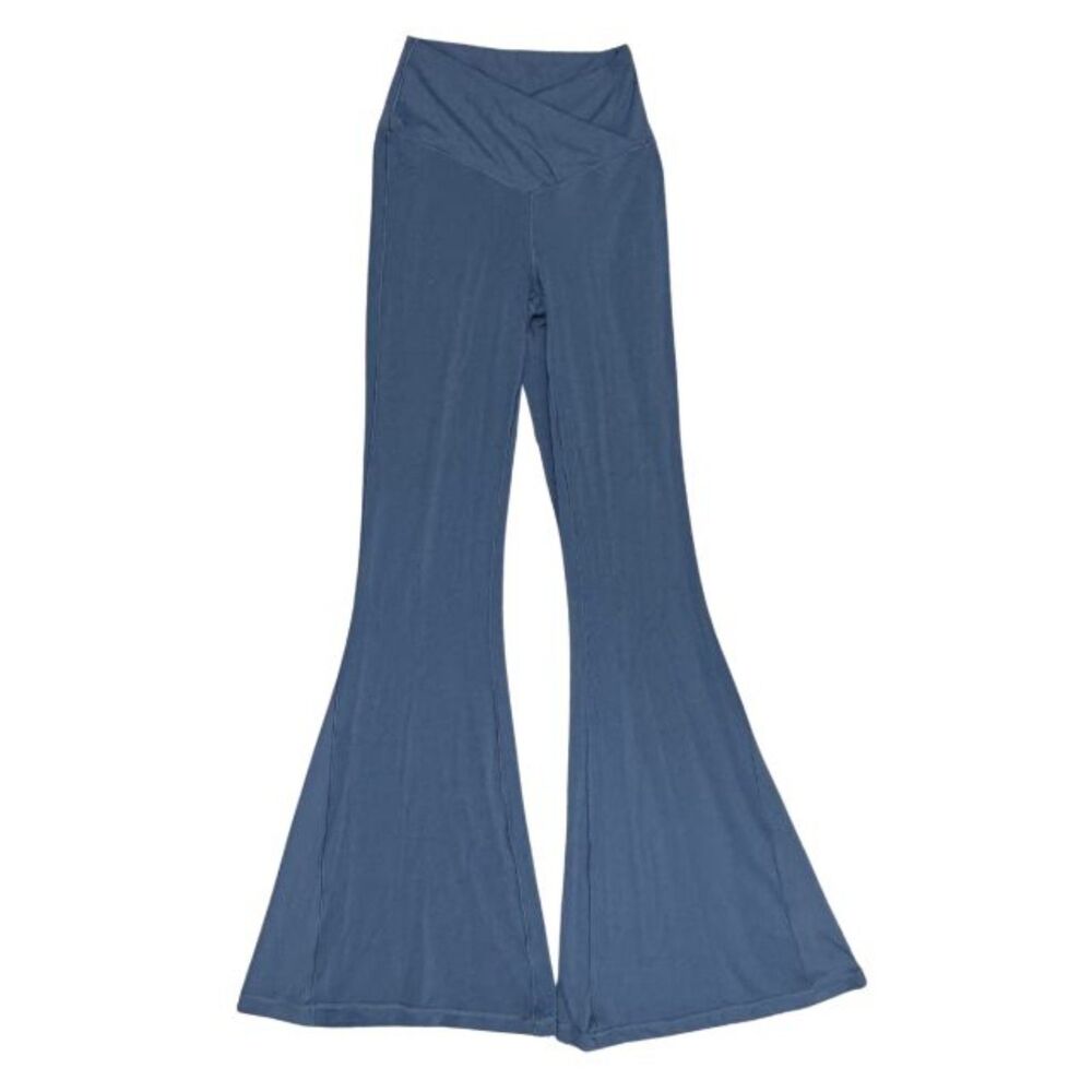 Offline by Aerie Real Me Super Flare Crossover Leggings - Blue, M